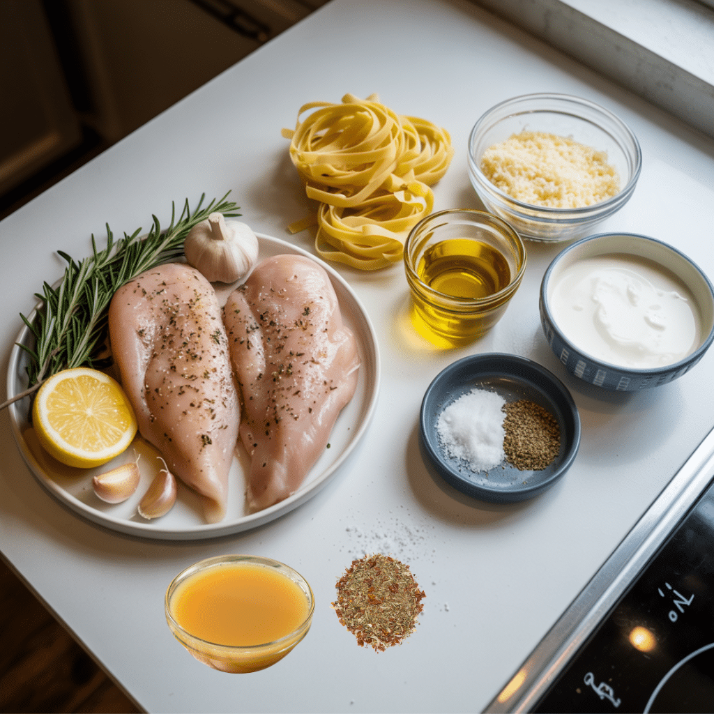 chicken pasta recipe ingredients