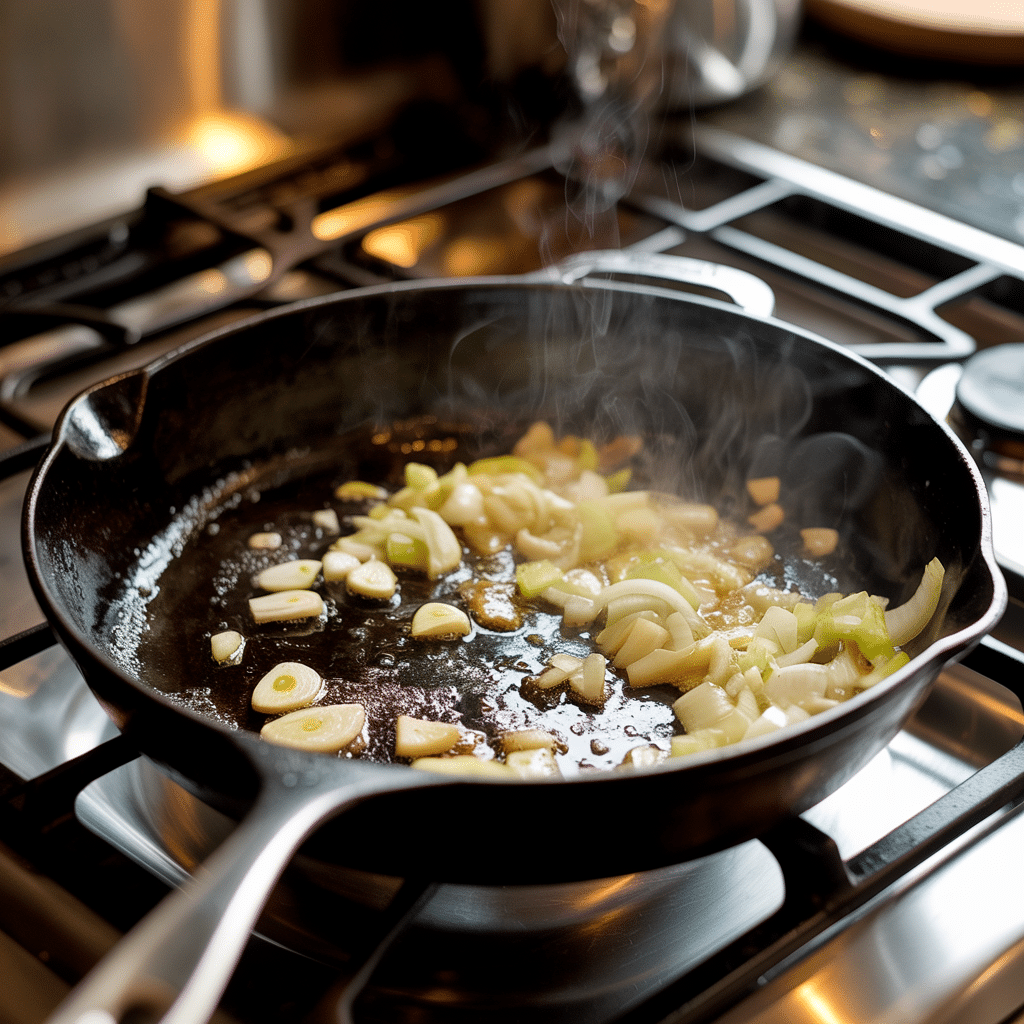 Cooking steps for pink sauce pasta recipe