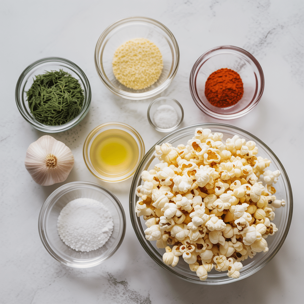 Dill pickle popcorn seasoning ingredients