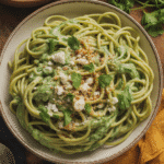 Green spaghetti recipe creamy poblano pasta