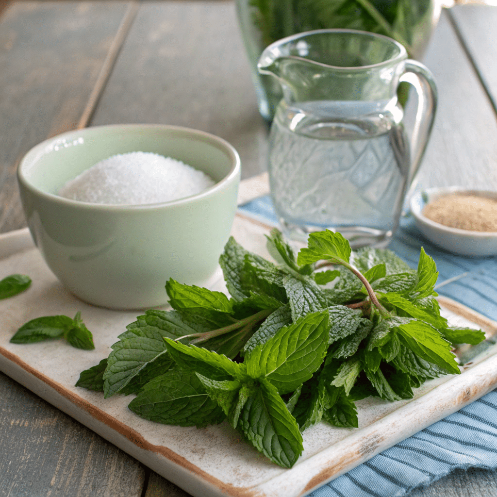 Ingredients for meadow tea recipe