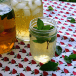 Meadow tea recipe on table