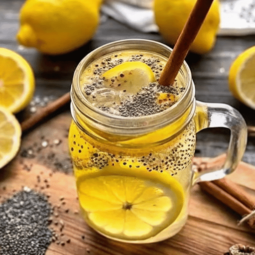 serving bariatric seed trick drink with lemon