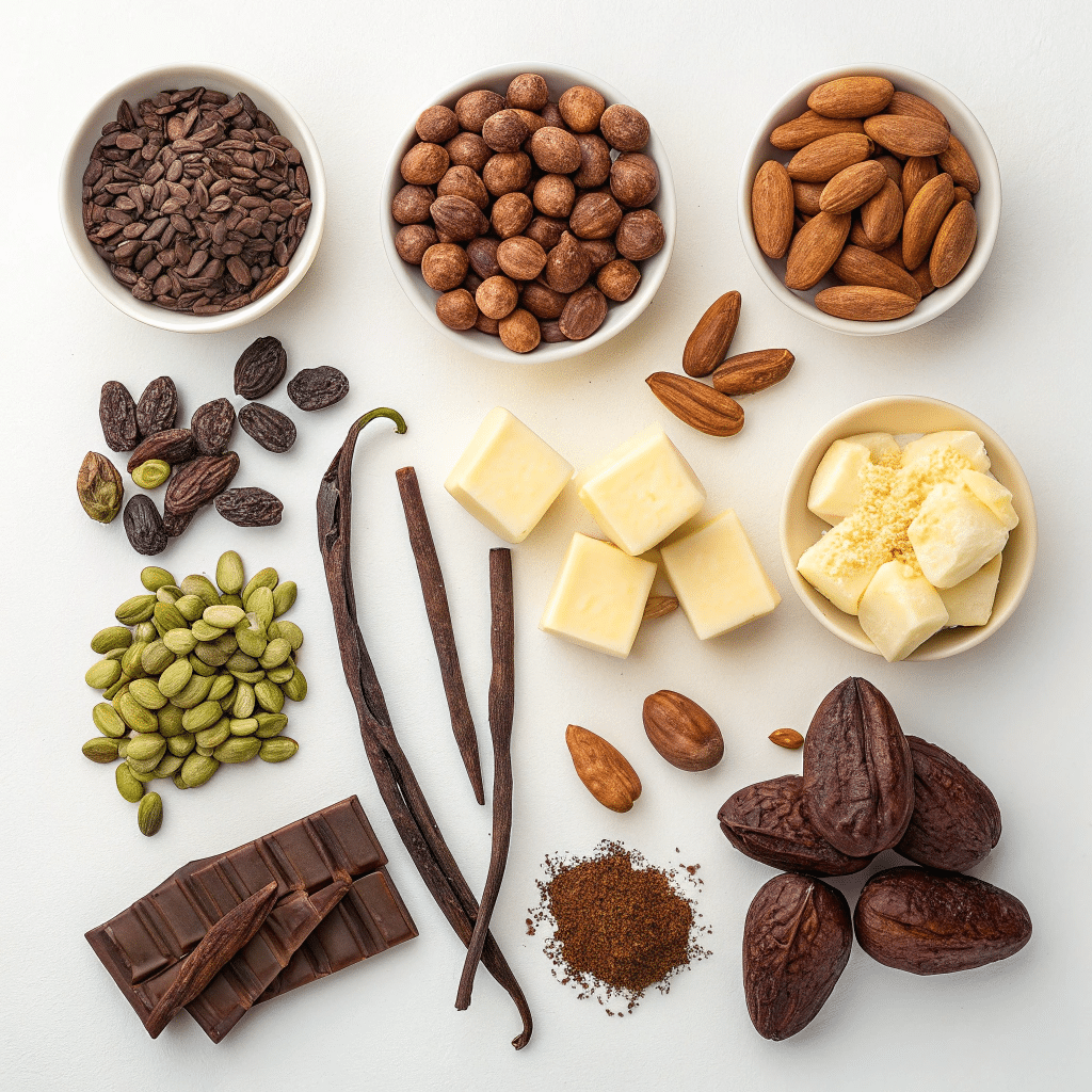 Ingredients for Dubai chocolates at Costco