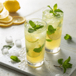 two glasses of mounjaro for weight loss recipe ready to serve