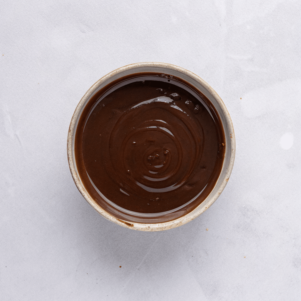 Stir chocolate until smooth