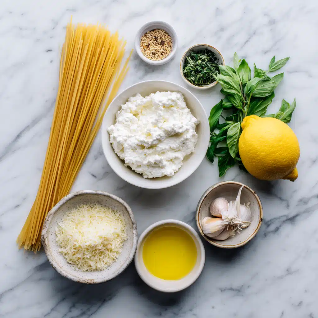 lemon ricotta pasta ingredients