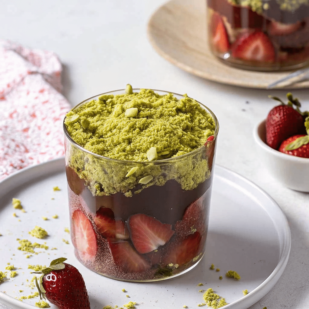 serving chocolate Dubai strawberry