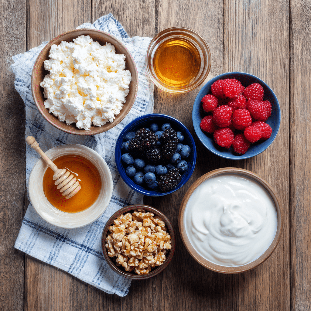 Cottage cheese dessert ingredients
