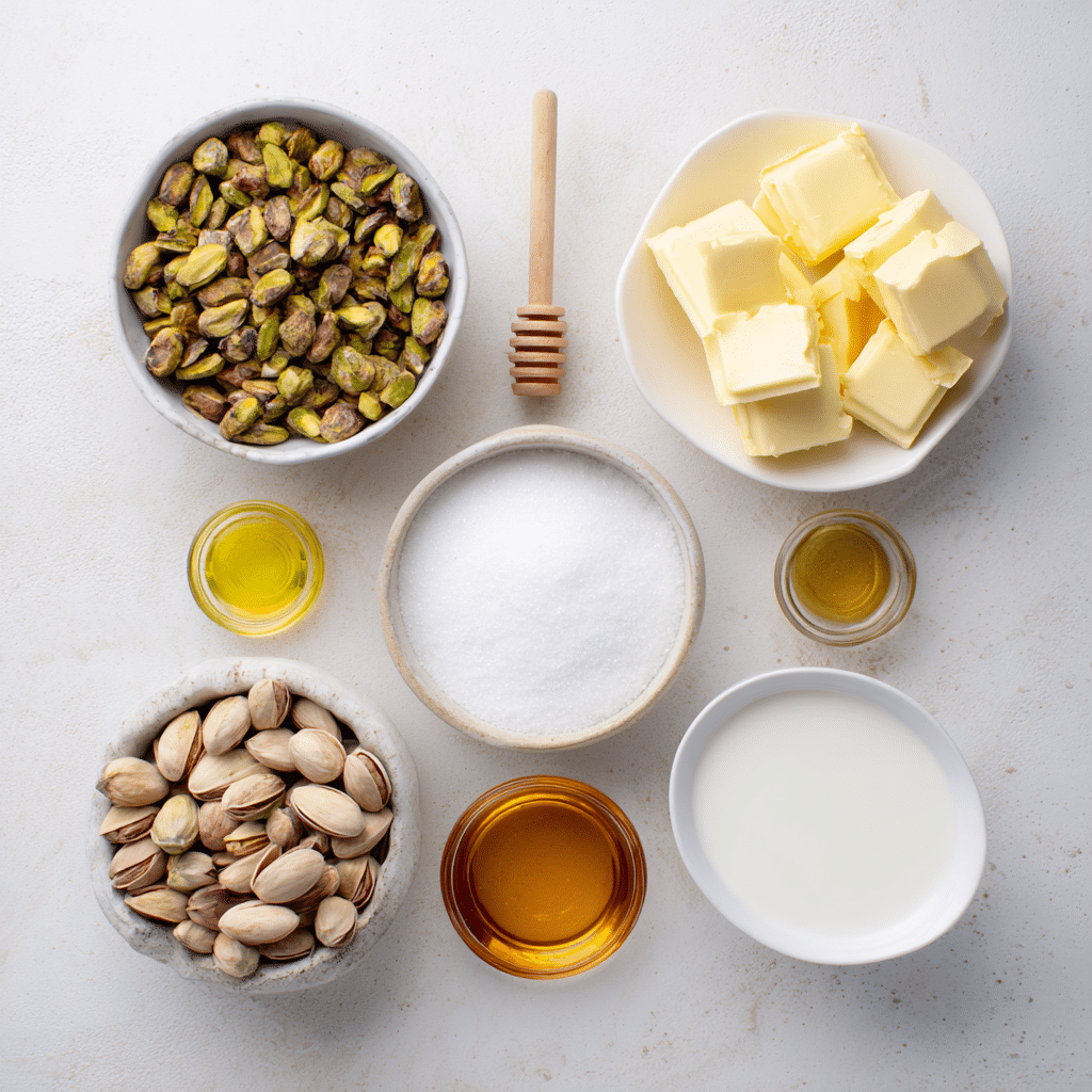 Pistachio Cream Ingredients.