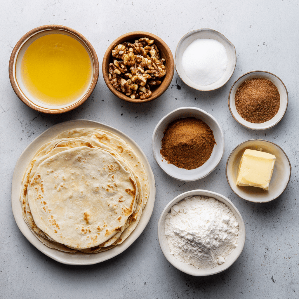 tortilla cinnamon rolls ingredients