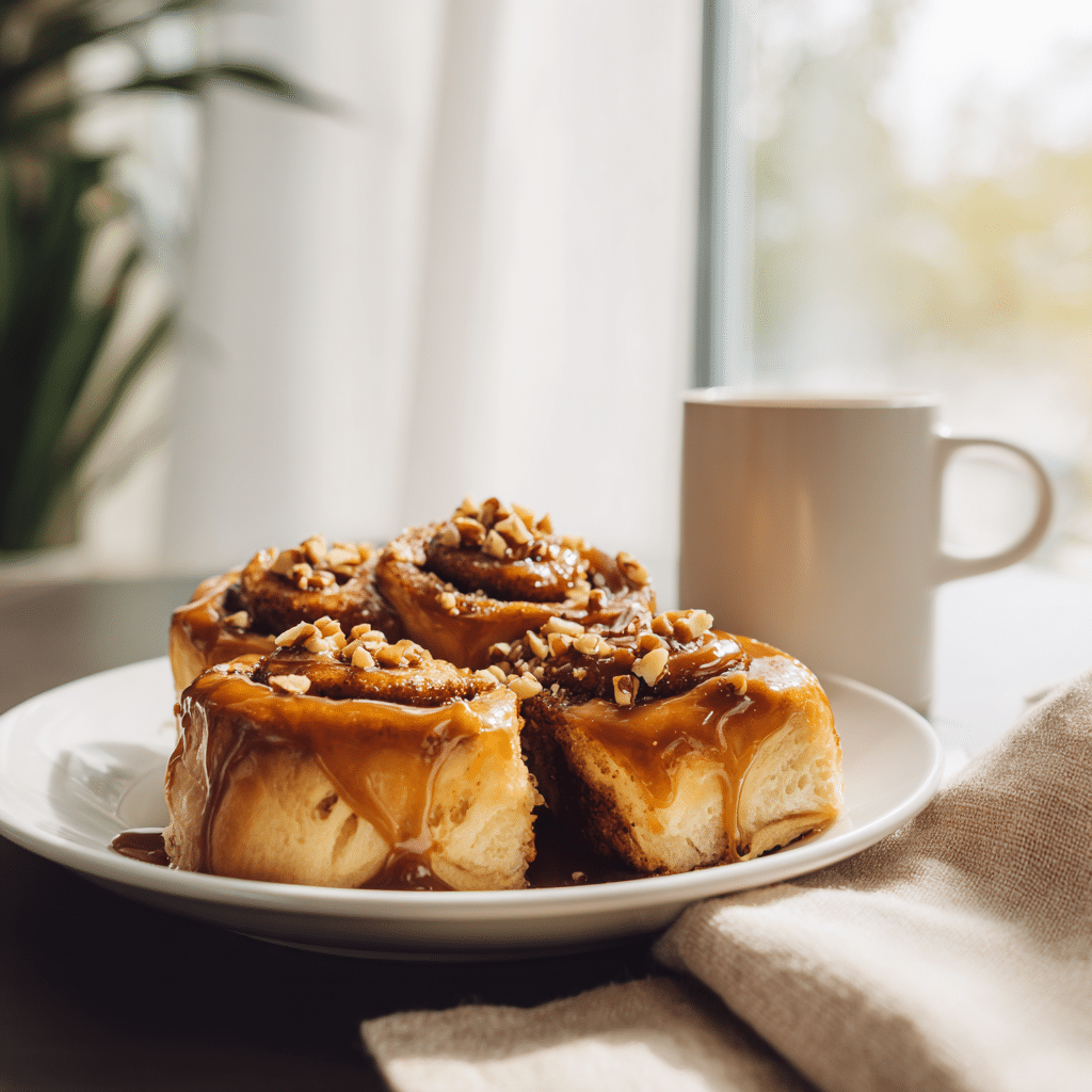 serving tortilla cinnamon rolls
