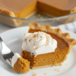 Homemade pumpkin pie fresh